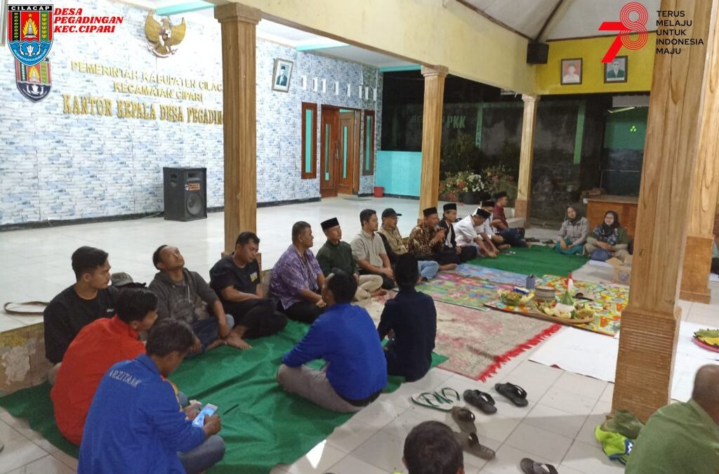 MALAM TASYAKURAN MEMPERINGATI HUT RI KE 78 TINGKAT DESA PEGADINGAN