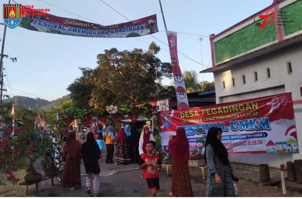 KEMERIAHAN FESTIVAL UMKM DESA PEGADINGAN