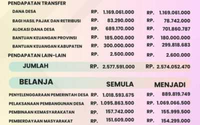 INFO GRAFIS APBDES PERUBAHAN TAHUN ANGGARAN 2024