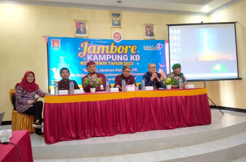 KAMPUNG KB CANTIK DESA PEGADINGAN BORONG HADIAH DI JAMBORE KAMPUNG KB TINGKAT KECAMATAN CIPARI TAHUN 2023