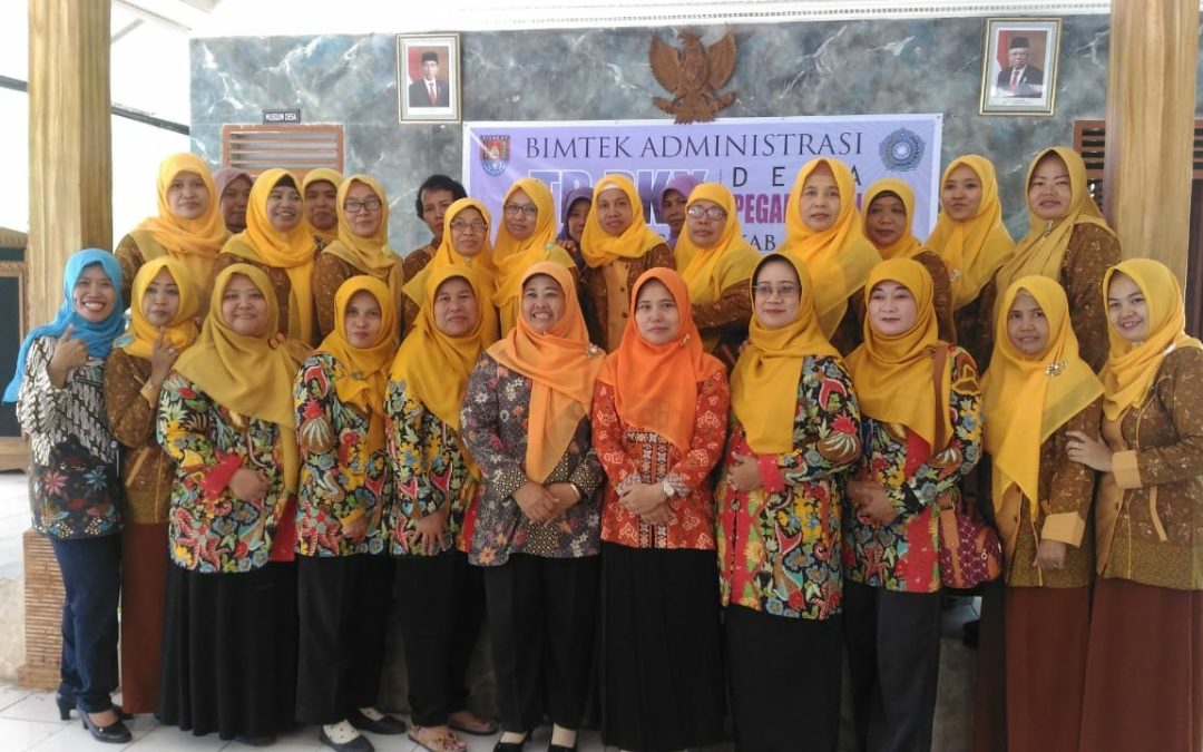 BIMTEK ADMINISTRASI PKK DESA PEGADINGAN 28 NOPEMBER 2019